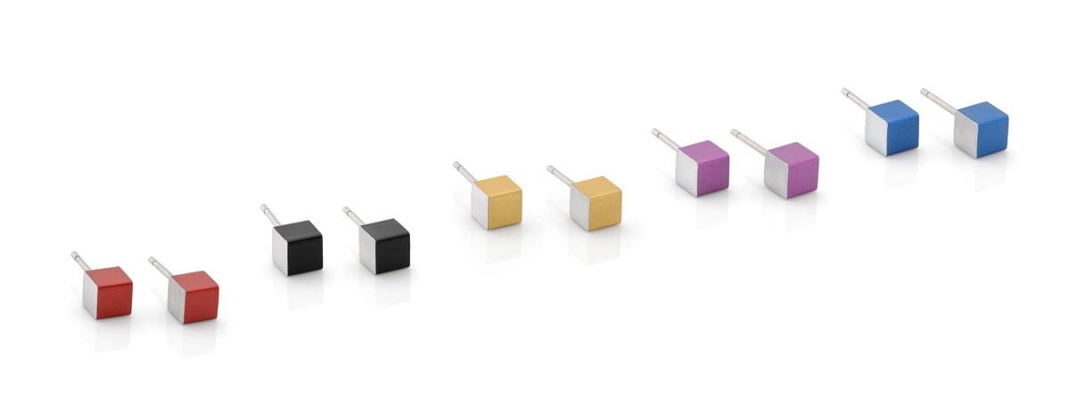 Ohrstecker KIKI Schwarz l O28Z